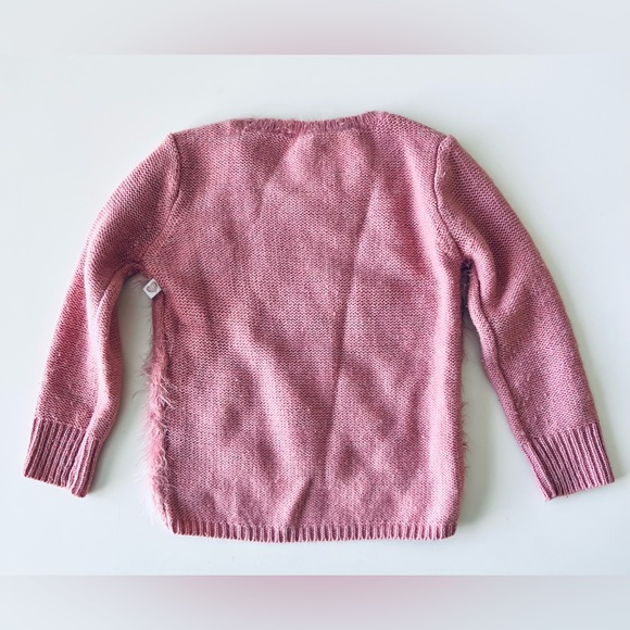 Love @ first sight Girls pink long sleeve unicorn sweater 2t - Picture 2 of 5